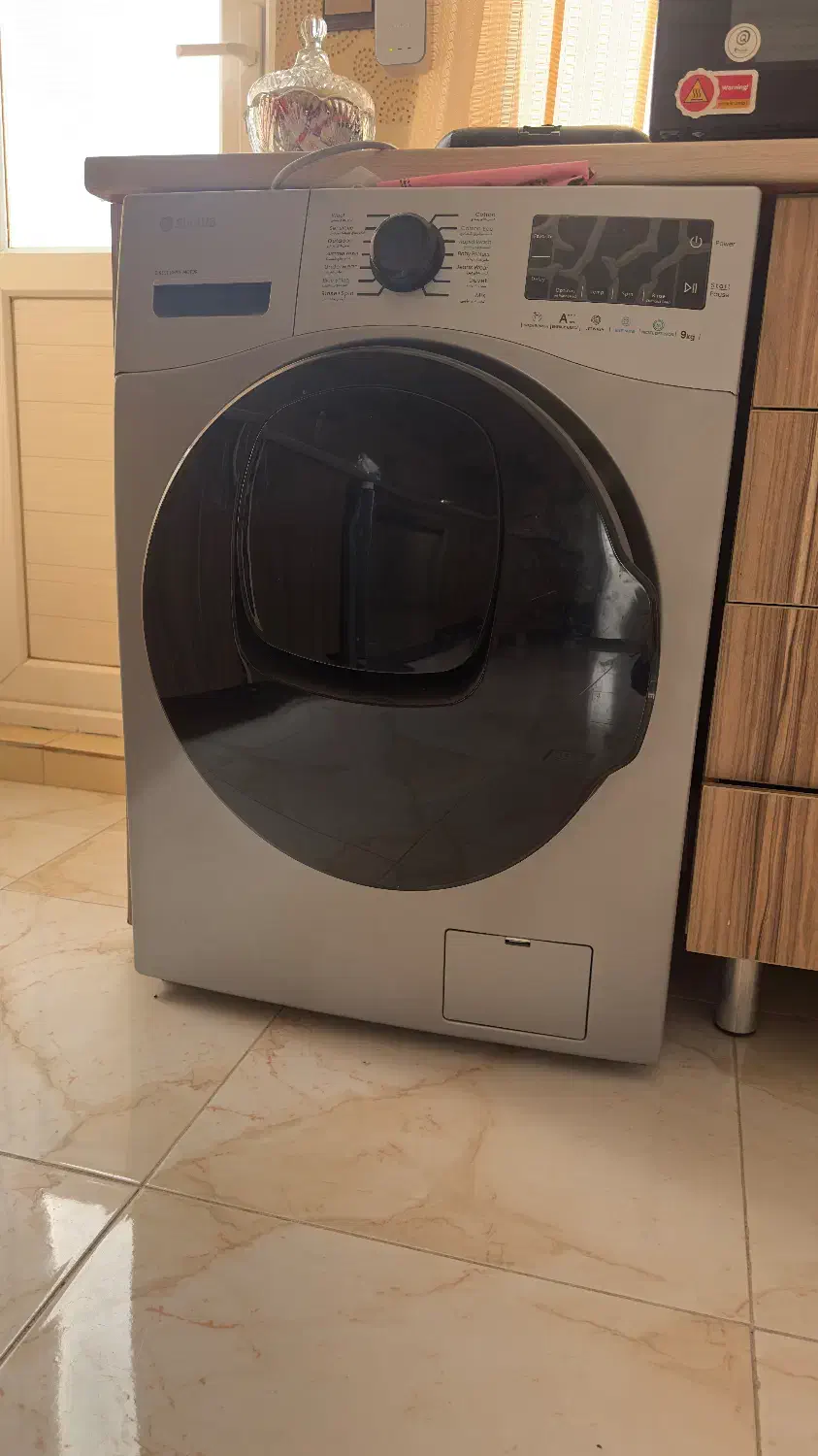 اخرین مدل لباسشویی ۹ کیلویی اسنوا زیر قیمت|ماشین لباسشویی و خشک‌کن لباس|ارومیه, |دیوار