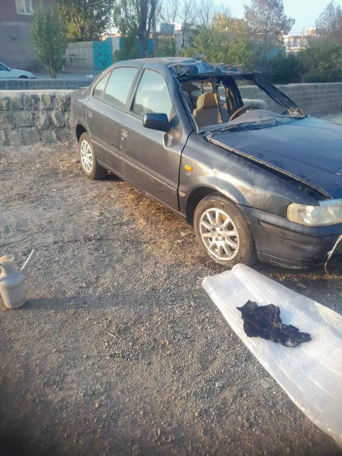 سمند ef7موتور ملی 90 تصادفی|خودرو سواری و وانت|اردبیل, |دیوار