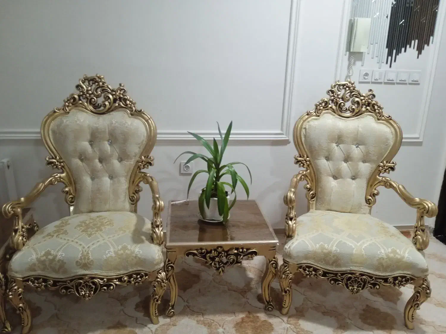 مبل کلاسیک نه نفره مدل افسون|مبلمان خانگی و میز عسلی|سقز, |دیوار