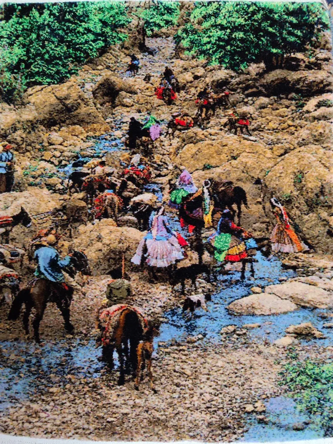 تابلو فرش دستباف (آوای فرشتگان ) و (کوچ عشایر )|تابلو فرش|بروجرد, |دیوار