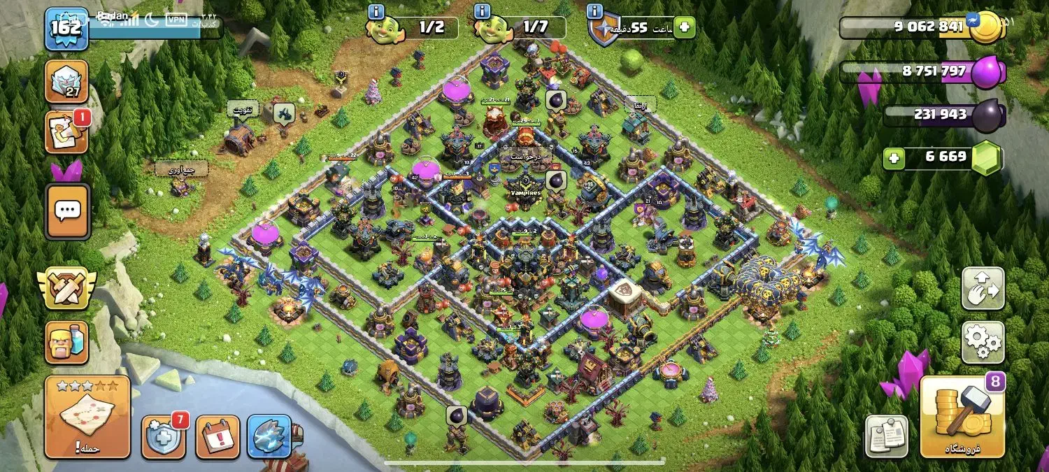 اکانت کلش تان17|کنسول، بازی ویدئویی و آنلاین|مشهد, شهید معقول|دیوار