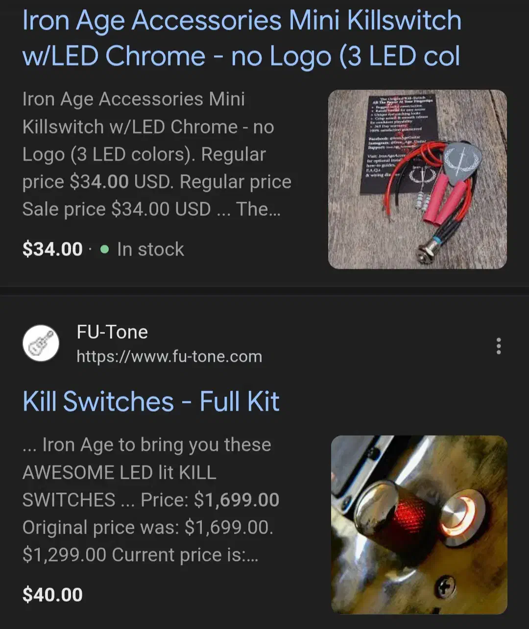 کیل سوییچ گیتار الکتریک kill switches|گیتار، بیس، امپلیفایر|تهران, اختیاریه|دیوار