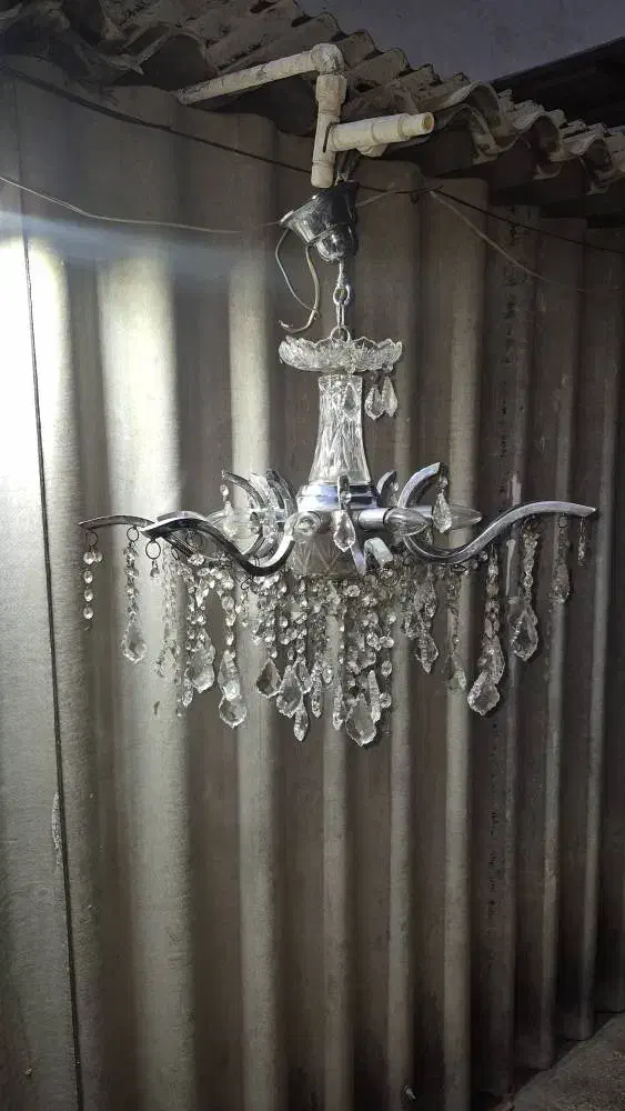 لوستر کریستالی|لوستر و چراغ آویز|تهران, افسریه شمالی|دیوار