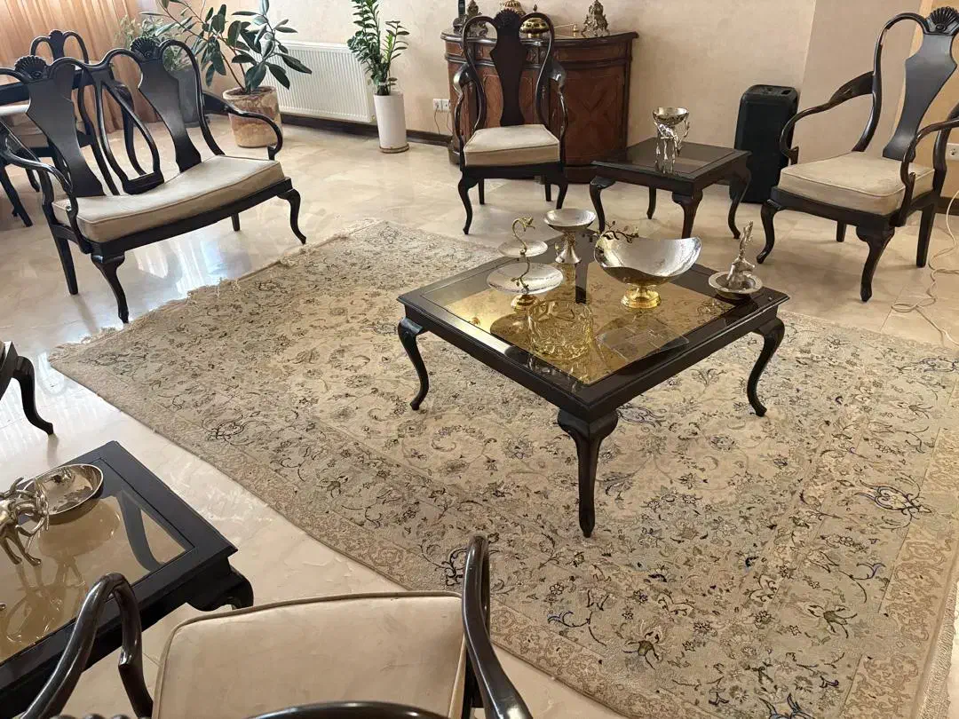 مبل چوبی میز ناهار خوری و بوفه|میز و صندلی غذاخوری|کاشان, امیرکبیر|دیوار