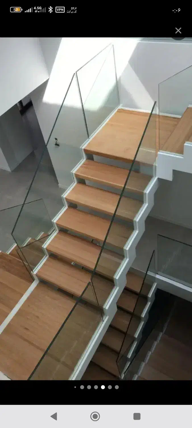 کارگاه تولید نرده شیشه سکوریت.نرده استیل نرده کابل|خدمات پیشه و مهارت|نوشهر, |دیوار