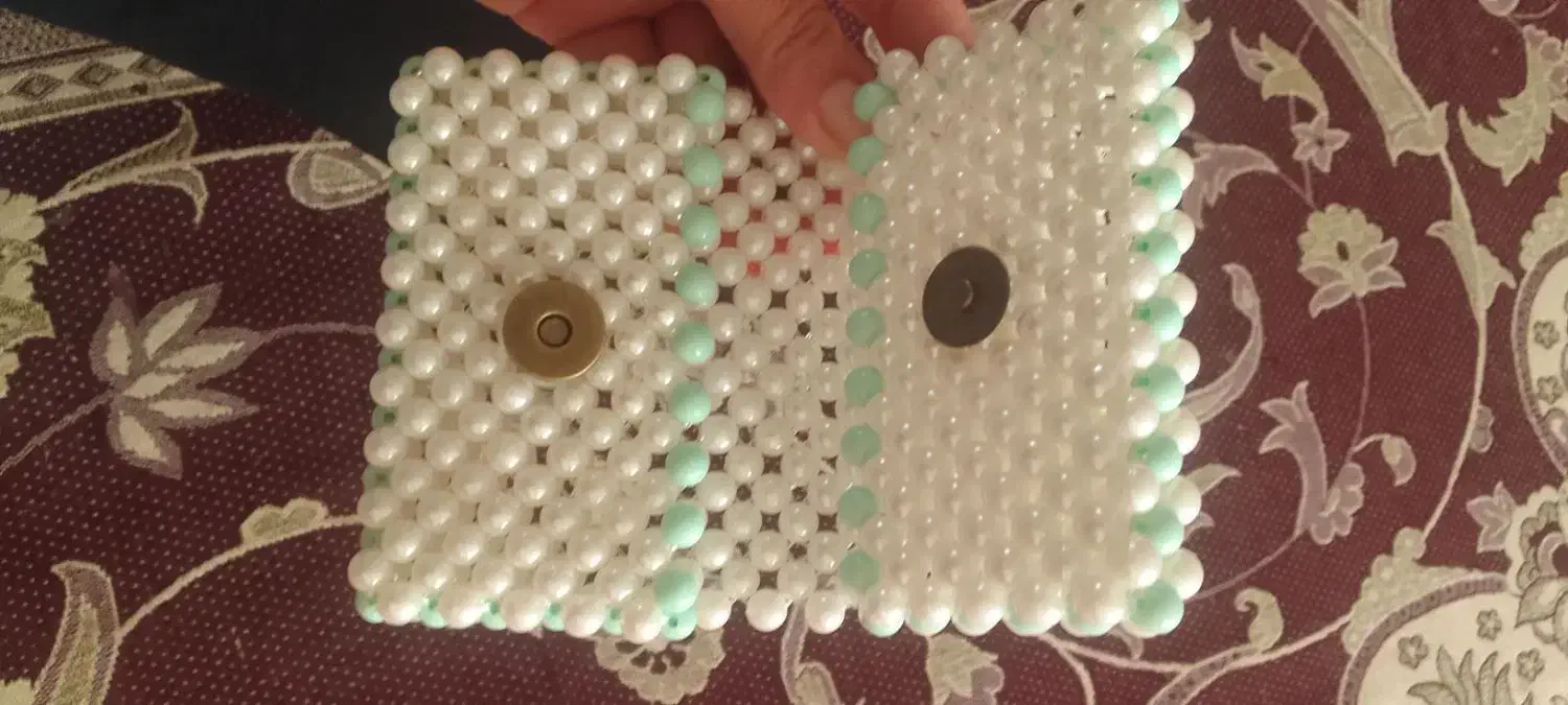 کیف کارت مرواریدی  نونومناسب کادو|کیف، کفش، کمربند|همدان, |دیوار