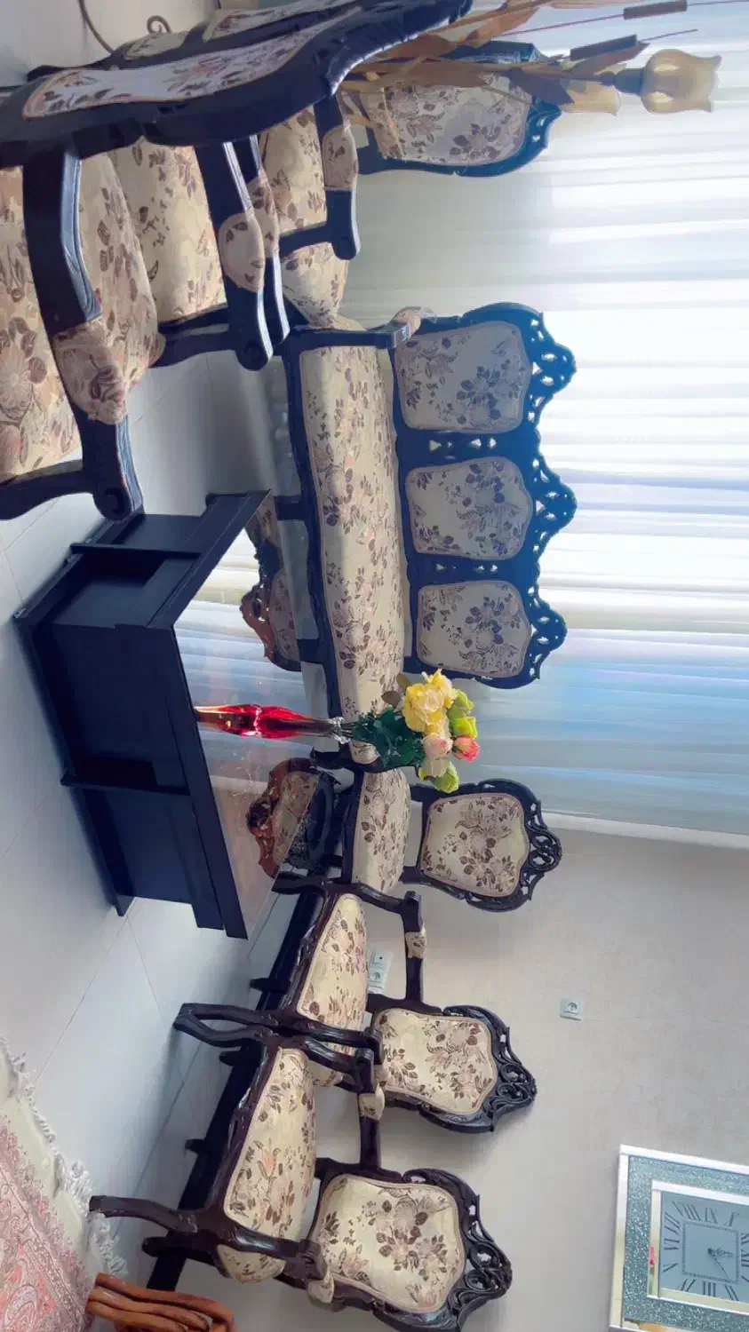 فروش مبل سلطنتی با چوب گردو کاملا سالم|مبلمان خانگی و میز عسلی|الیگودرز, |دیوار