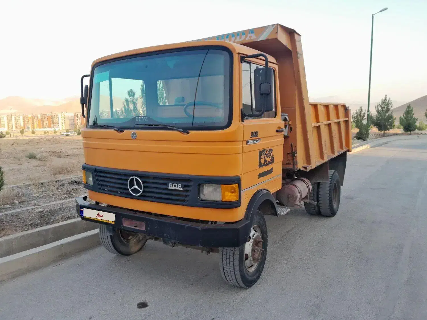 خاور کمپرسی ۶۰۸ مدل ۸۹|خودرو سنگین|ابریشم, |دیوار