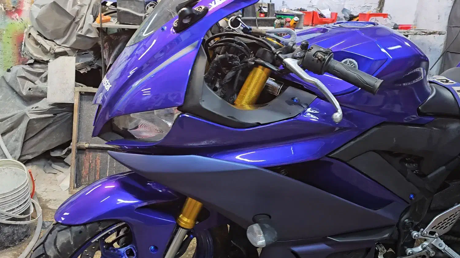 تعمیر و نقاشی فلاپ انواع موتورسیکلت|خدمات پیشه و مهارت|تهران, شمشیری|دیوار