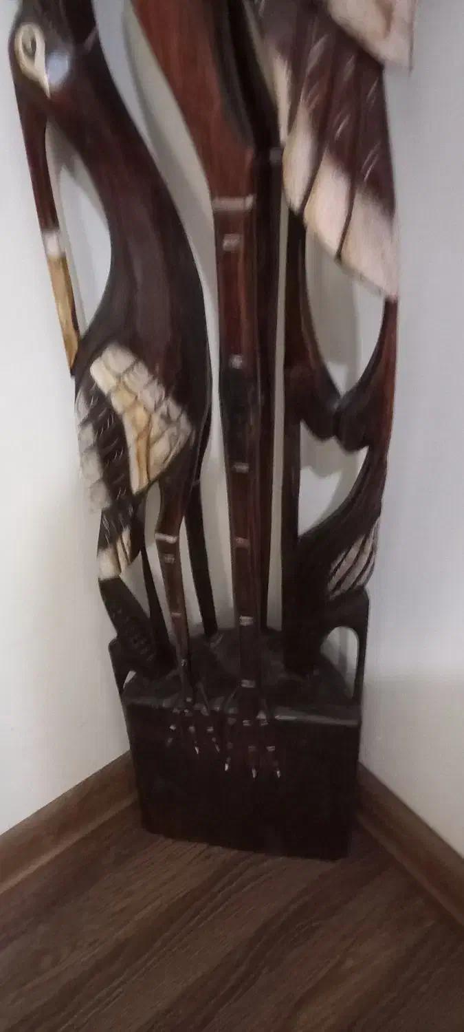 مجسمه چوب قو.یک تکه|مجسمه، تندیس، ماکت|کرج, کوی مهر|دیوار