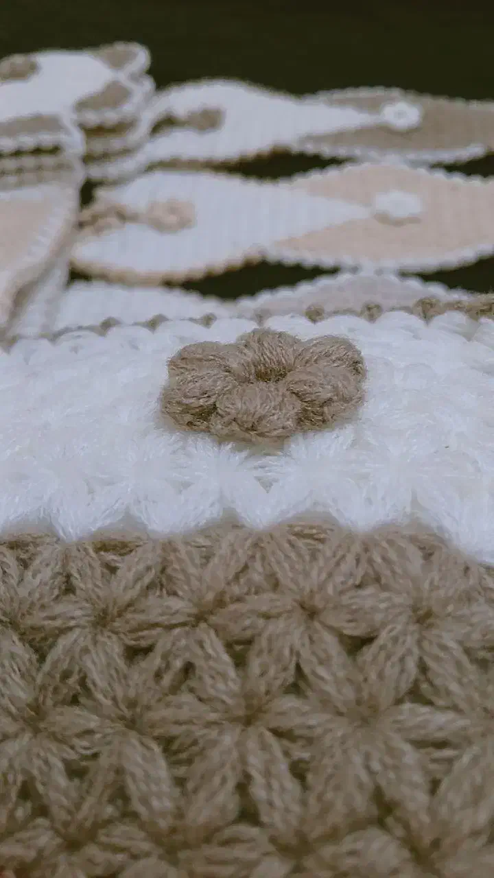 ست بافتنی حمام عروس|لوازم حمام|خواف, |دیوار