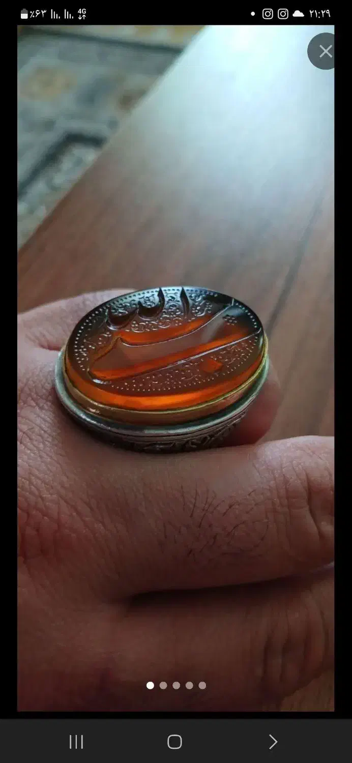 انگشتر نقره کلکسیونی|کلکسیون و سرگرمی|قائم‌شهر, |دیوار