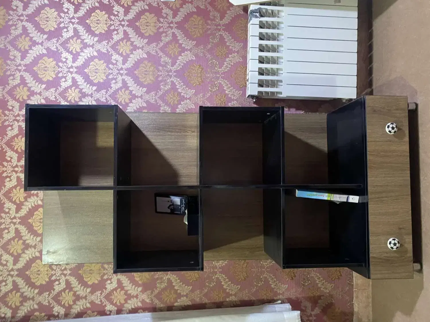 کتابخانه|کتابخانه، شلف، قفسه‌های دیواری|یزد, |دیوار