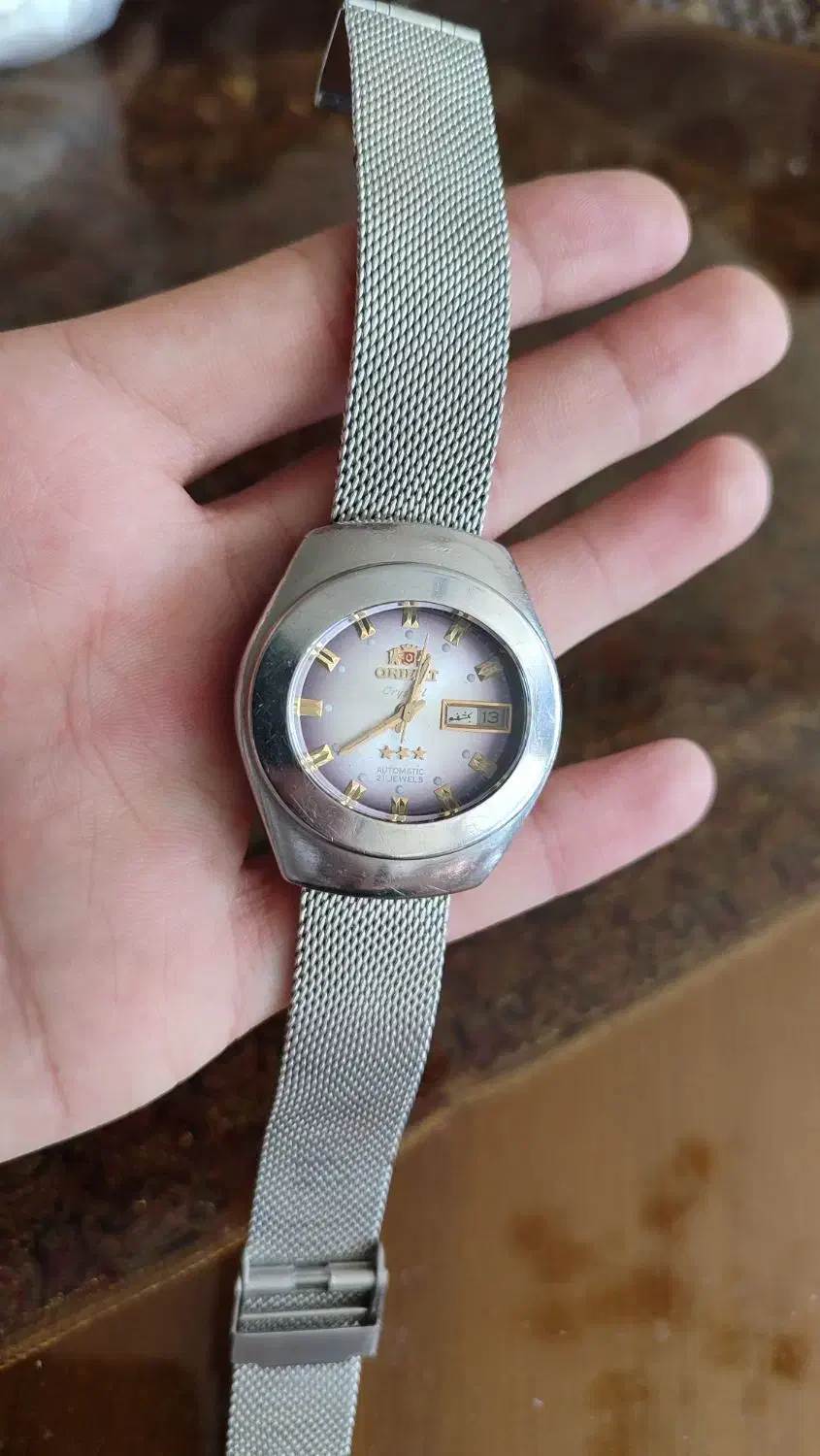 ساعت اورینت آپلو  قدیمی اتوماتیک ژاپنی|ساعت|تبریز, |دیوار