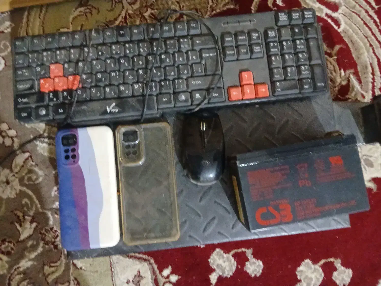 کیبورد قاب گوشی نوت ۱۲ شیامی‌ موس بیسیم|پیانو، کیبورد، آکاردئون|آشخانه, |دیوار