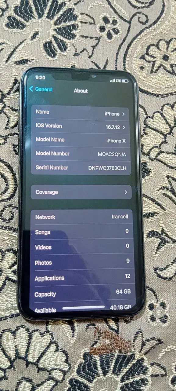 iPhone X ایفون|موبایل|تهران, نازی‌آباد|دیوار