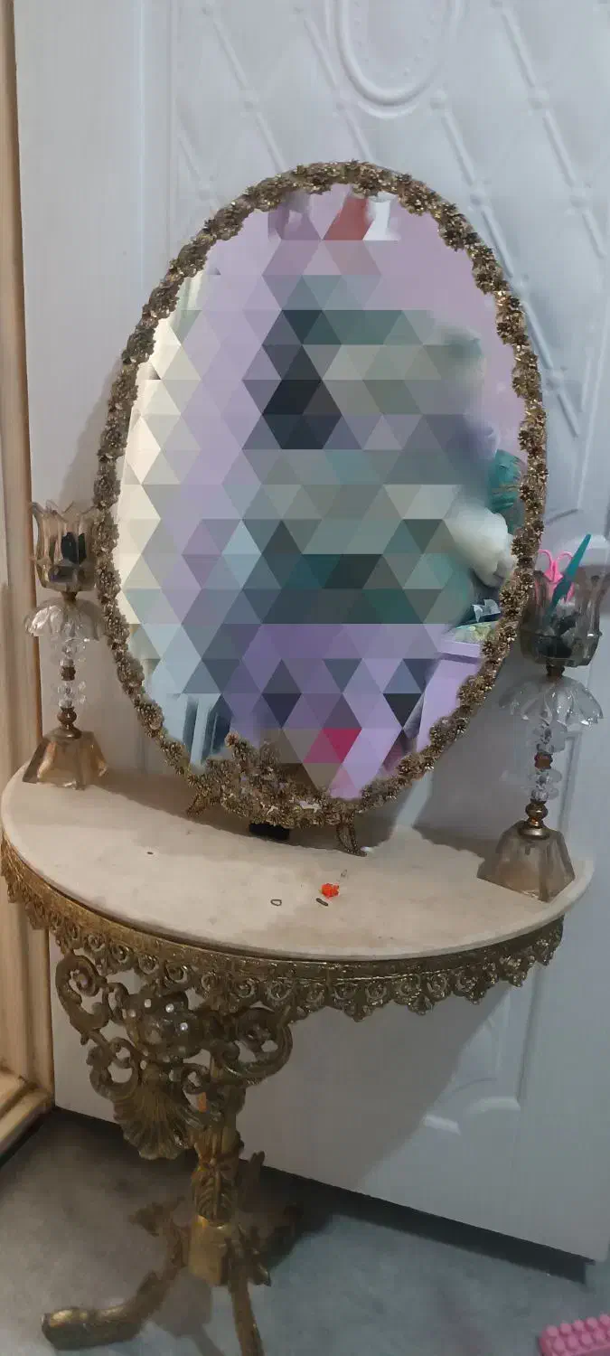 آیینه شمعدان|آینه|بهارستان, |دیوار