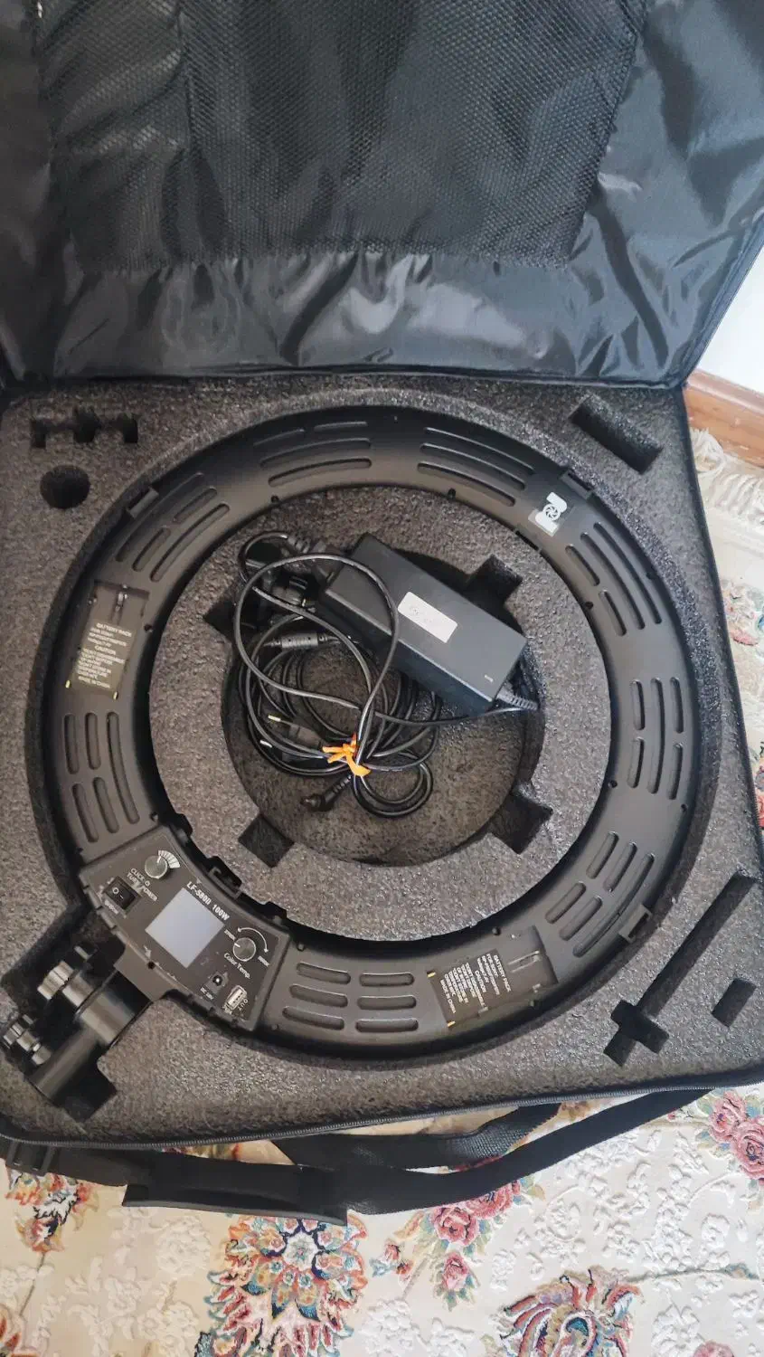 رینگلایت حرفهای LF-580 II (قدرت 100W) در حد نو|لوازم جانبی موبایل و تبلت|تهران, امام زاده قاسم (نیاوران)|دیوار