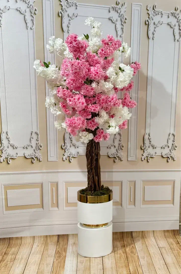 درختچه شکوفه سیب|گل مصنوعی|رشت, لاکانی|دیوار