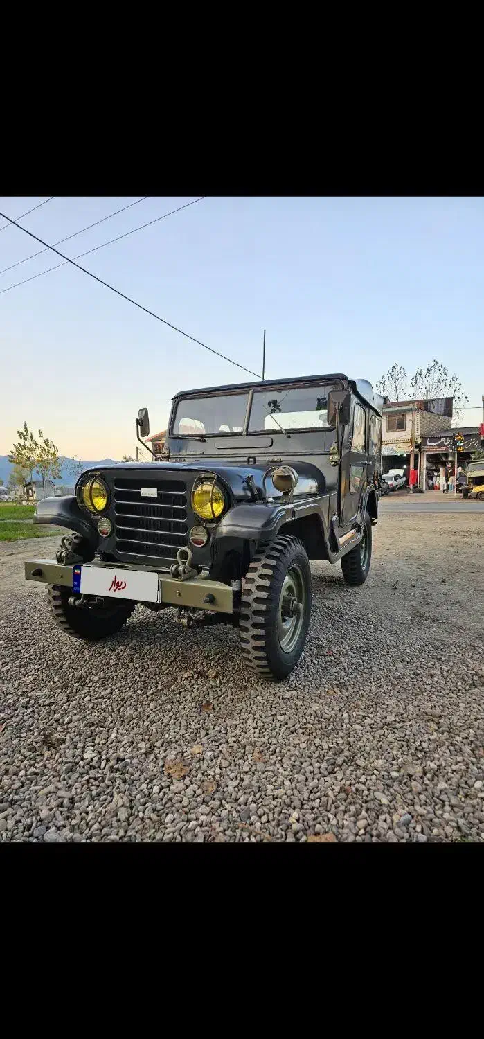 جیپ کاام جنگی|خودرو کلاسیک|رشت, جانبازان|دیوار