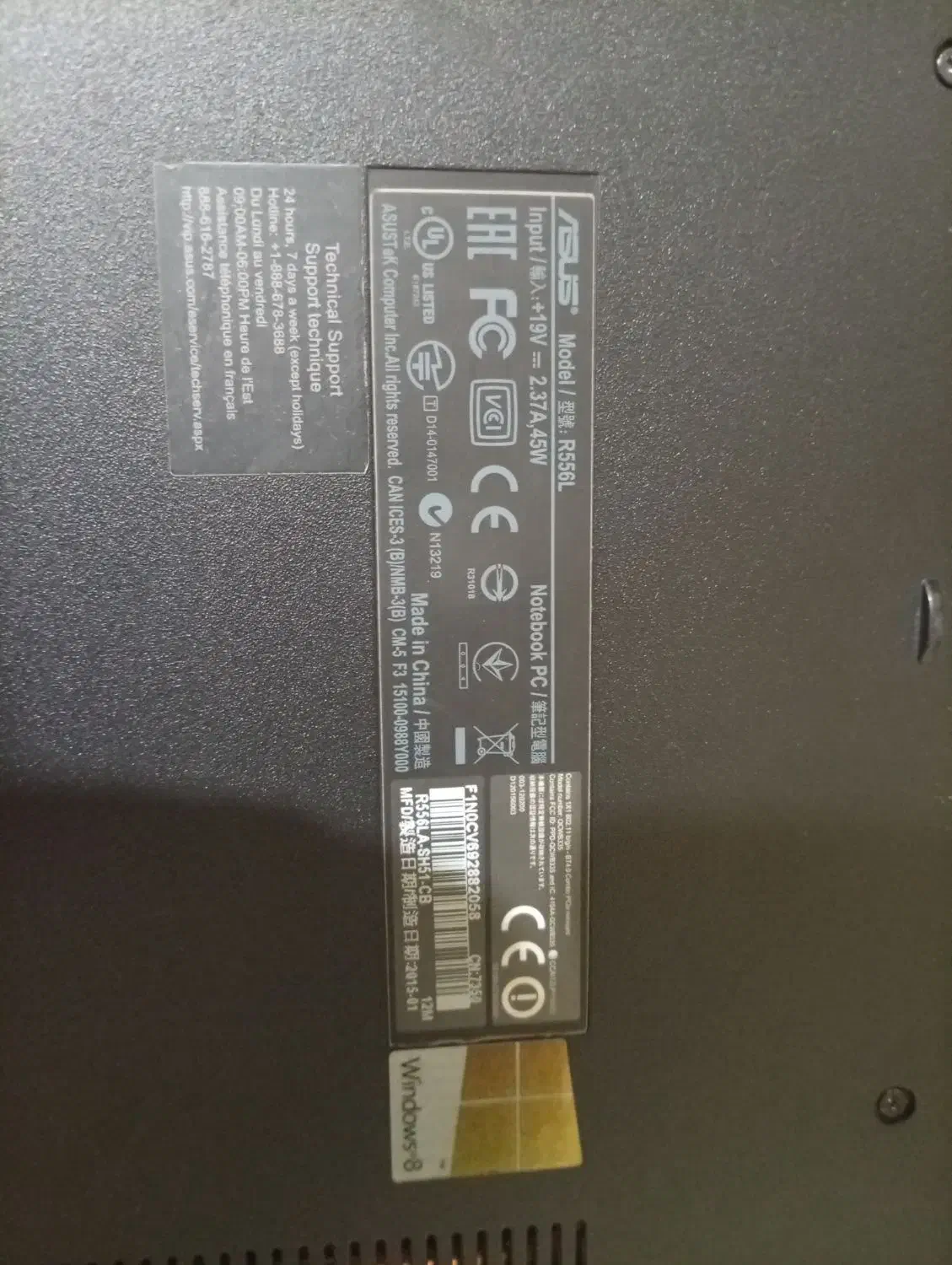 فروش لبتاب مدل asus|رایانه همراه|شیراز, فرگاز|دیوار