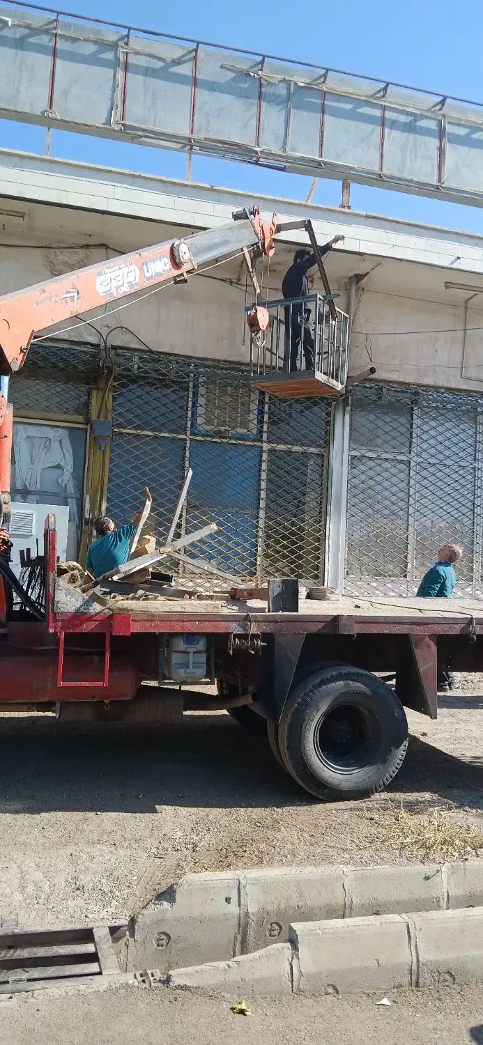 خدمات جرثقیل شبانه روزی با قیمت مناسب سبد بالابر|خدمات حمل و نقل|قزوین, |دیوار