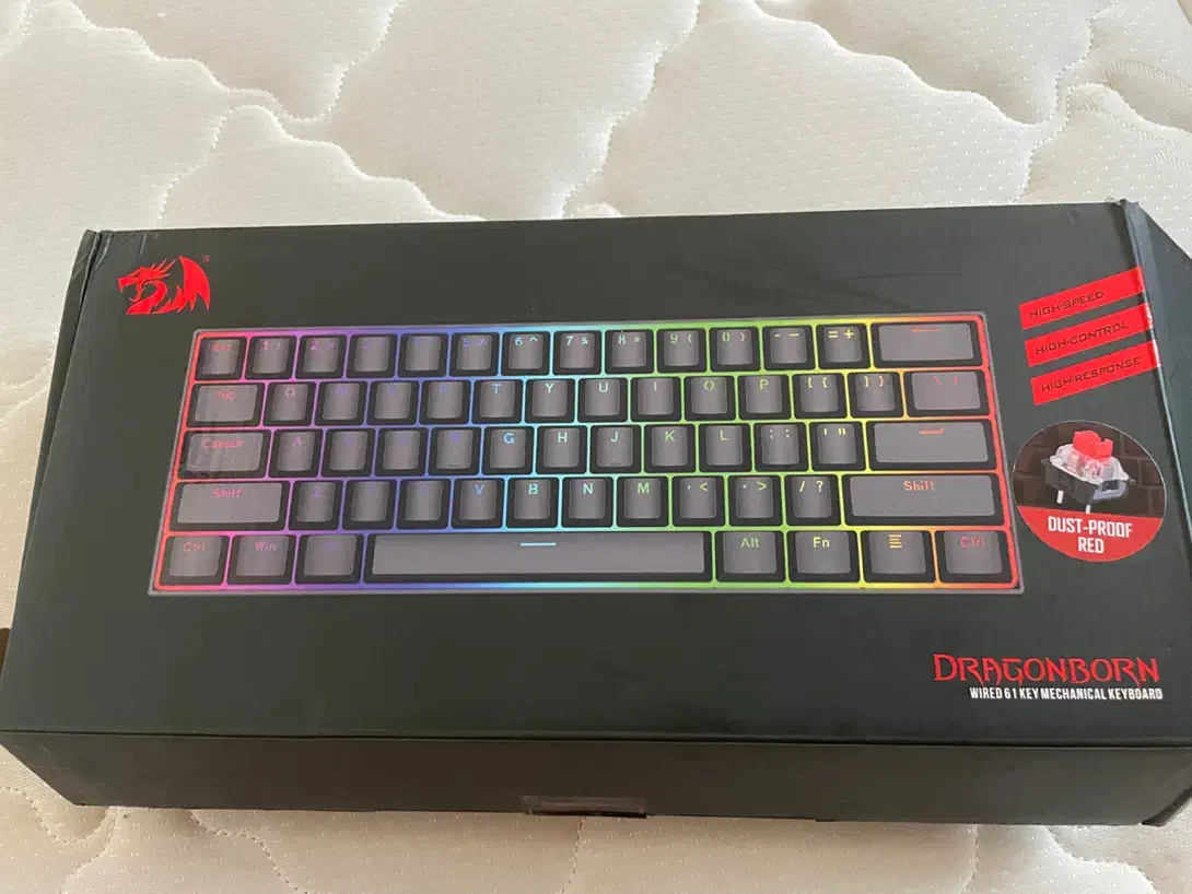 کیبورد رد دراگون k630|قطعات و لوازم جانبی رایانه|شیراز, تاچارا|دیوار