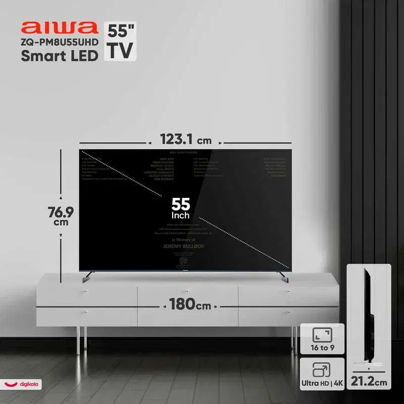 تلویزیون آیوا 55 اینچ مدل   ZQ-PM8U55UHD|تلویزیون و پروژکتور|اهواز, شهرک برق|دیوار