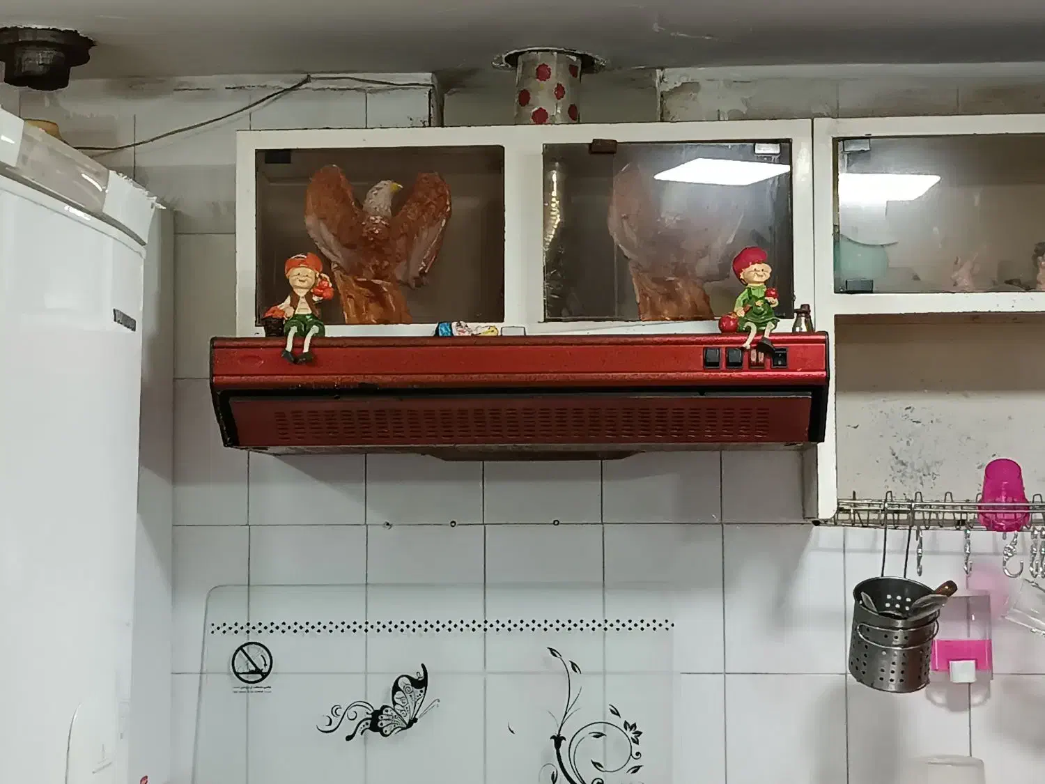 کابینت فلزی|آب‌چکان و نظم‌دهنده ظروف|رفسنجان, |دیوار