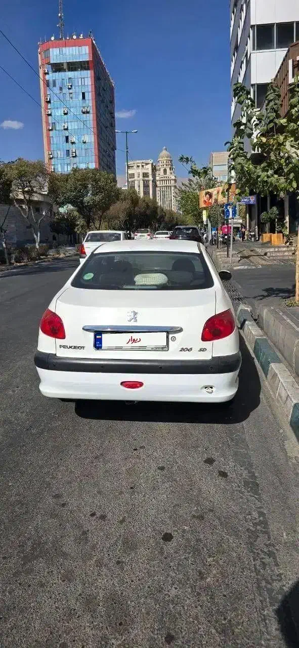 206 sd سال 1399 بی رنگ|خودرو سواری و وانت|آمل, |دیوار