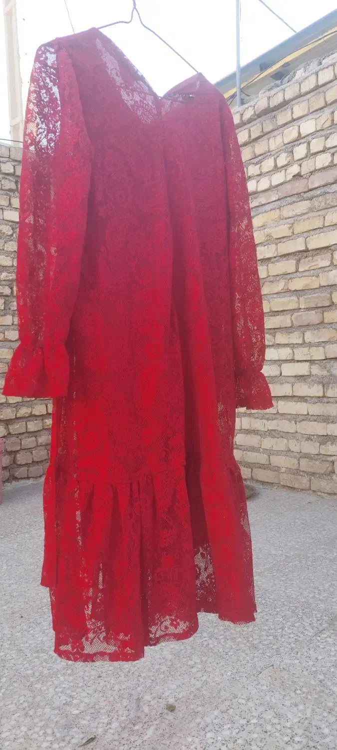 لباس مجلسی زرشکی خوشرنگ|لباس|فسا, |دیوار