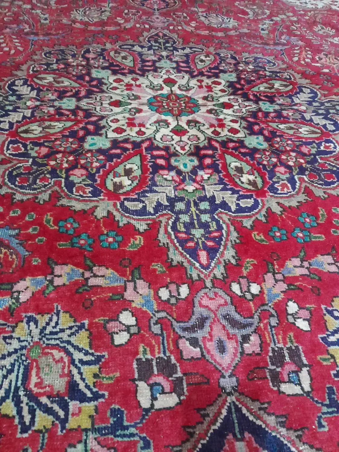 ۳تخته فرش طبیعی ۹متری قیمت۳تایی باهم۱۰میلیون تومان|فرش|خوی, |دیوار