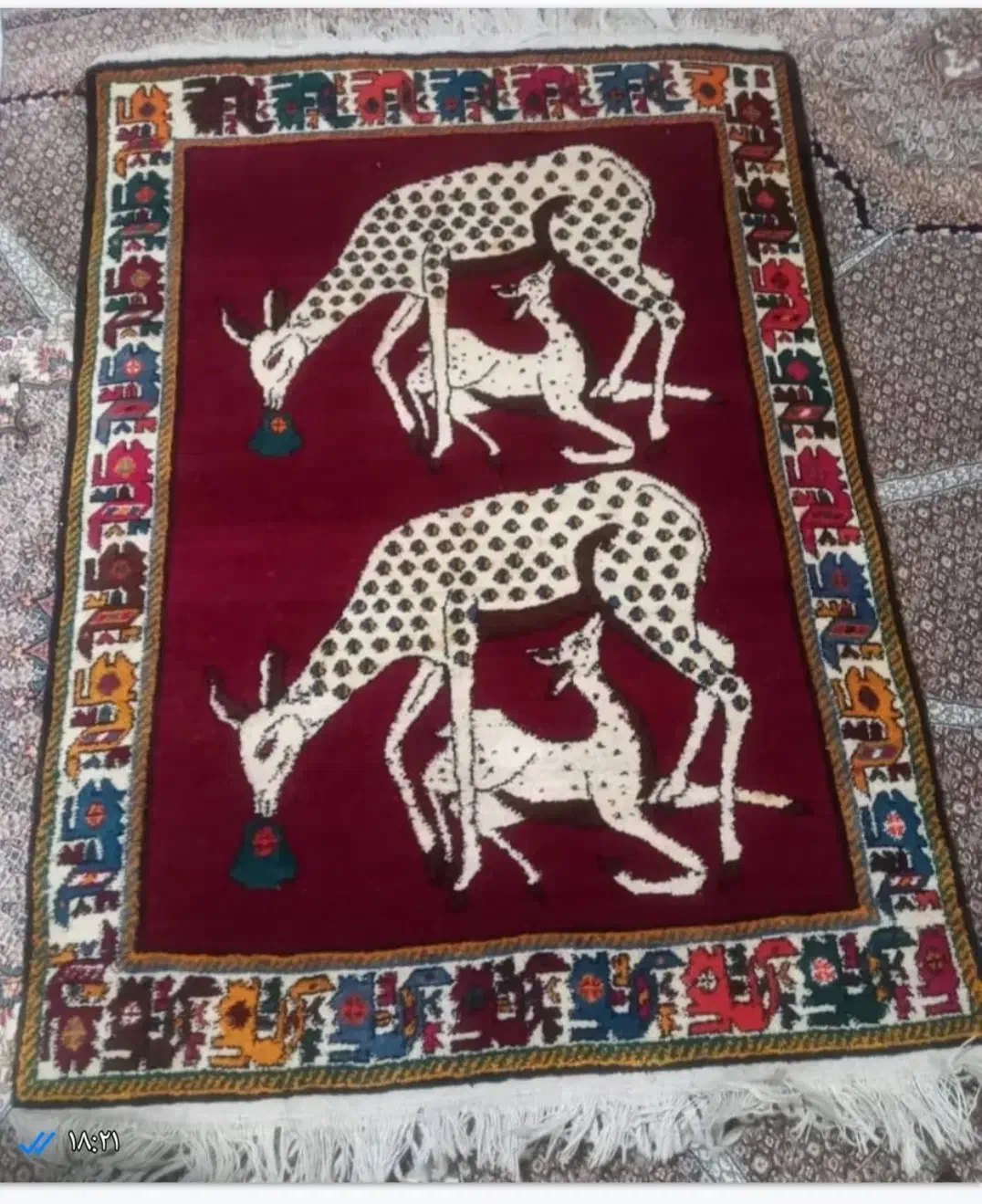 قالیچه دستبافت|فرش|شیراز, شهرک مطهری|دیوار