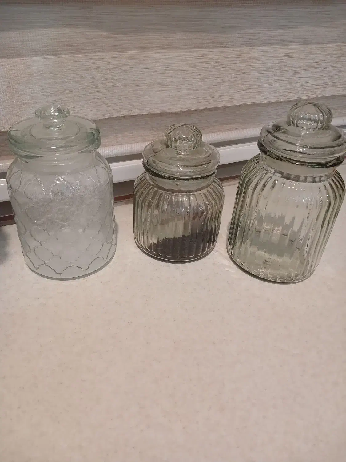 شیشه حبوبات چای قند|ظروف نگهدارنده، پلاستیکی، یکبارمصرف|ملارد, |دیوار