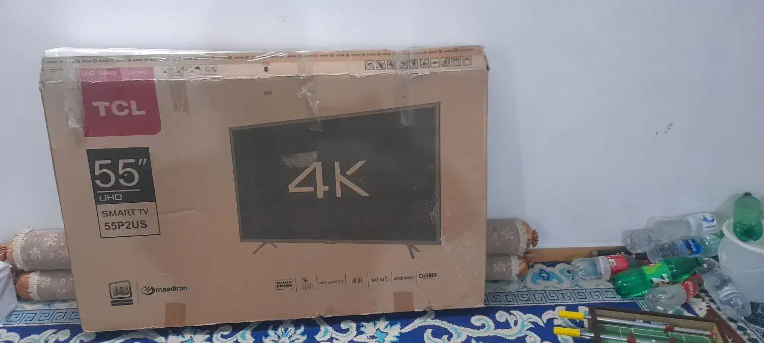 ۵۵ اینچ پنل شکسته|تلویزیون و پروژکتور|ملارد, |دیوار