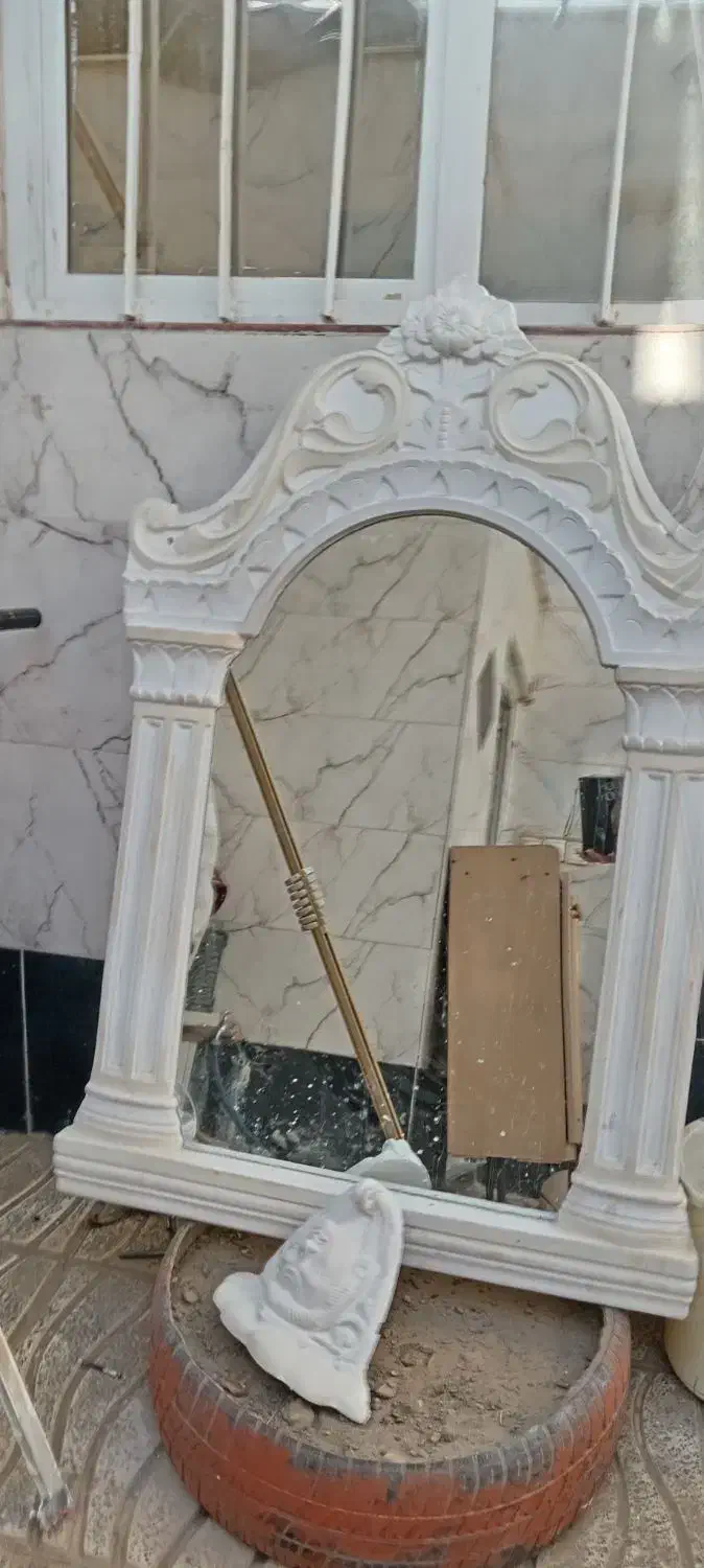 اینه با گچبری اماده|آینه|سبزوار, امیر کبیر|دیوار