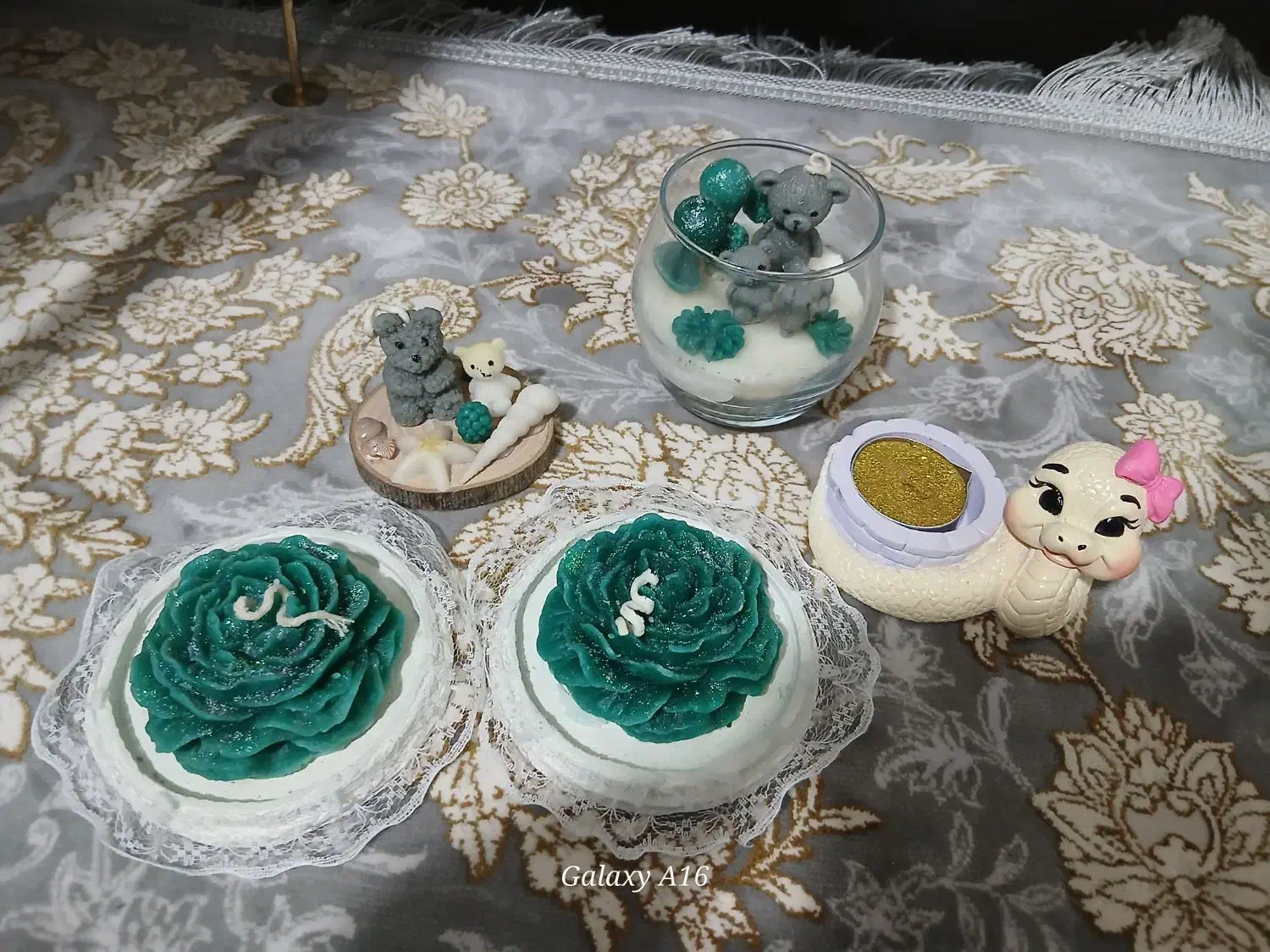 چند عدد شمع دکوراتیو همه باهم ۵۰۰|مجسمه، تندیس، ماکت|اراک, |دیوار