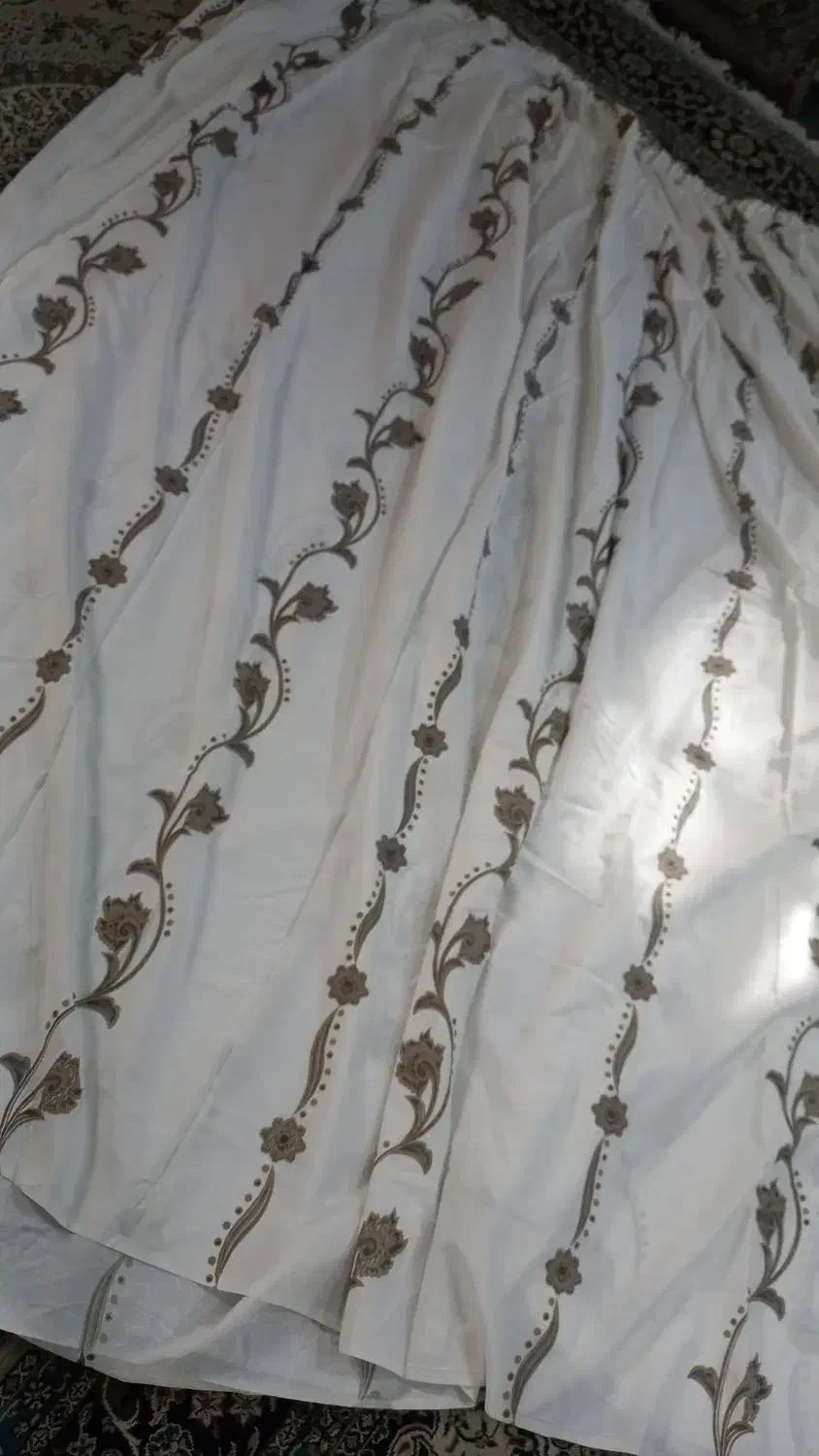 پرده دوخته شده|پرده، رانر، رومیزی|مشهد, کوی المهدی|دیوار