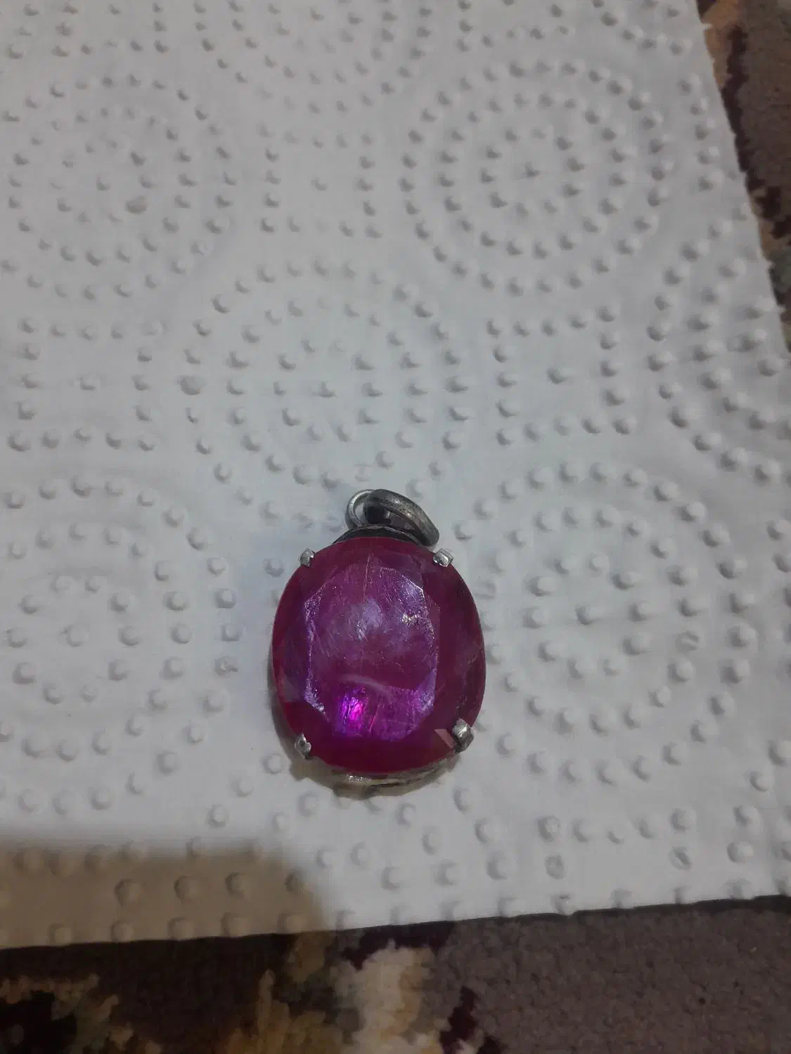 یاقوت ۳۷قیراتی خون کبوترطبیعی|جواهرات|خمینیشهر, |دیوار