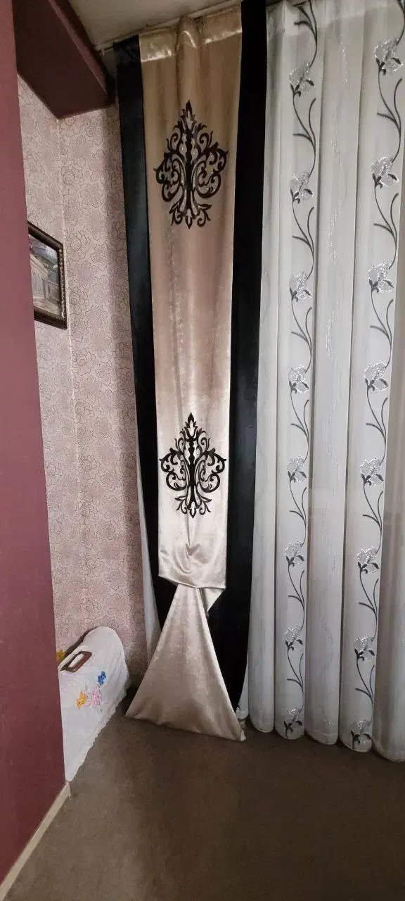پنل پرده ، دکور پرده ، نمکدان|پرده، رانر، رومیزی|گلستان (تهران), |دیوار