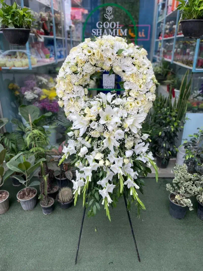 تاج گل و دسته گل طبیعی و ربانی|گل و گیاه طبیعی|لاهیجان, طالقانی|دیوار