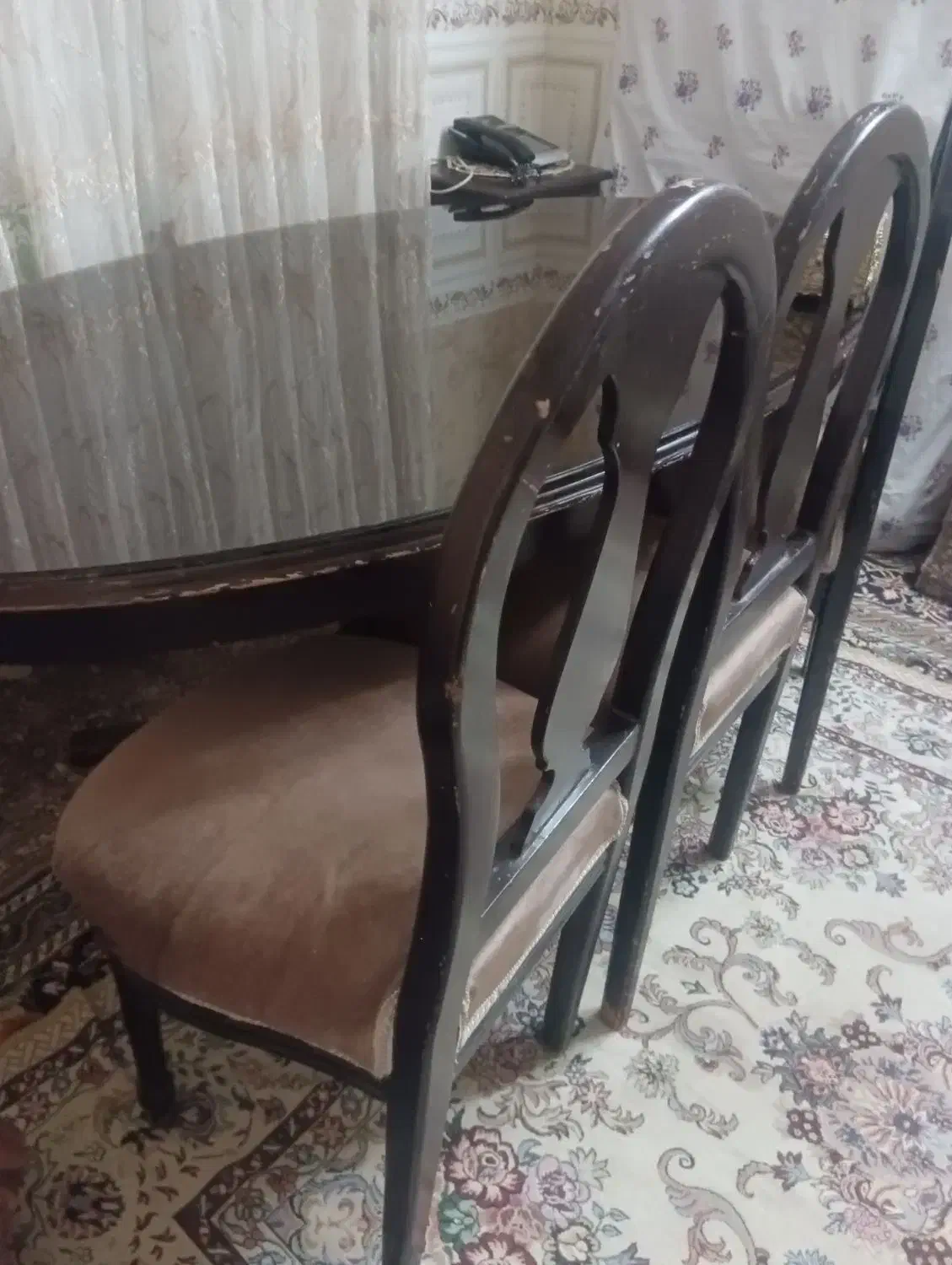 میز|میز و صندلی غذاخوری|شاندیز, |دیوار