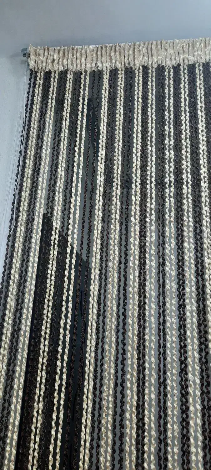 پرده ریسه ای کارکرده شسته شده تمیز و سالم|پرده، رانر، رومیزی|تهران, کیانشهر|دیوار