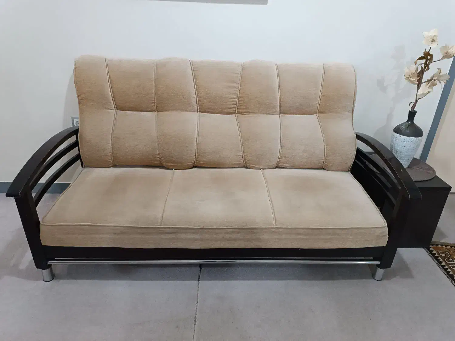 مبل چوبی 7 نفره|مبلمان خانگی و میز عسلی|دوگنبدان, |دیوار