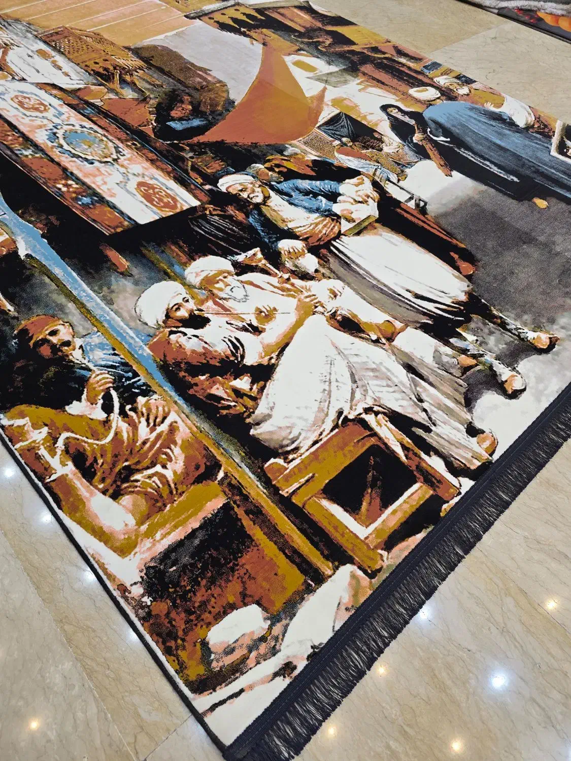 ۲ تخته فرش ۶ متری ۱۲۰۰ شانه فرش مشهد اصل|فرش|نسیمشهر, |دیوار