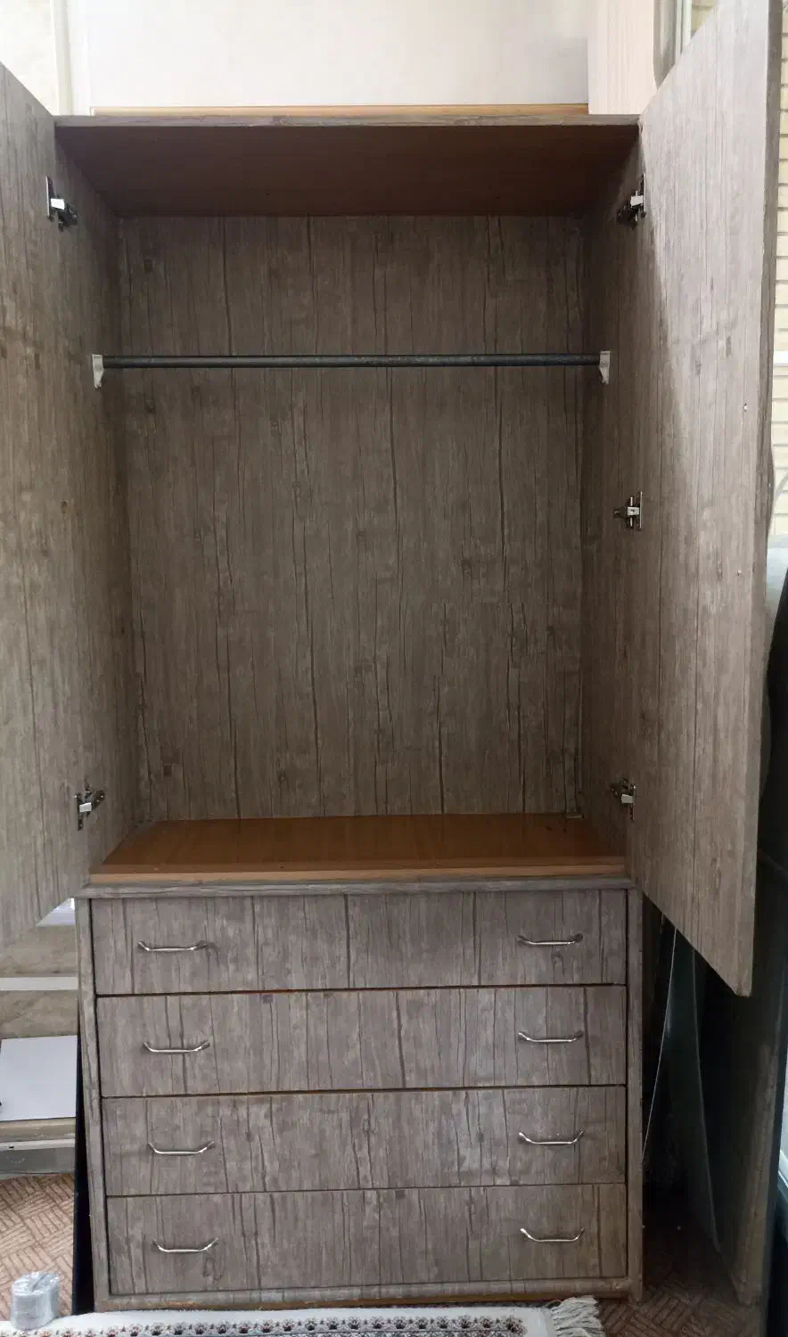 کمد لباس|جاکفشی، کمد، دراور|اصفهان, باتون|دیوار