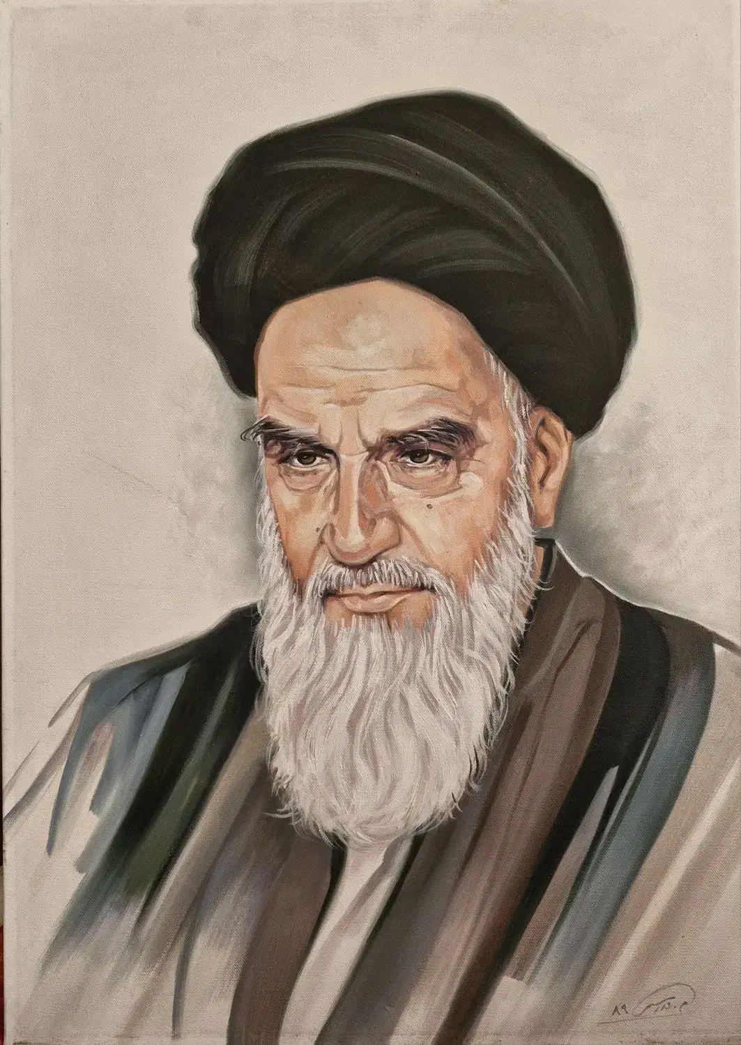 نقاشی چهره رنگ و روغن|تابلو، نقاشی، عکس|یزد, |دیوار