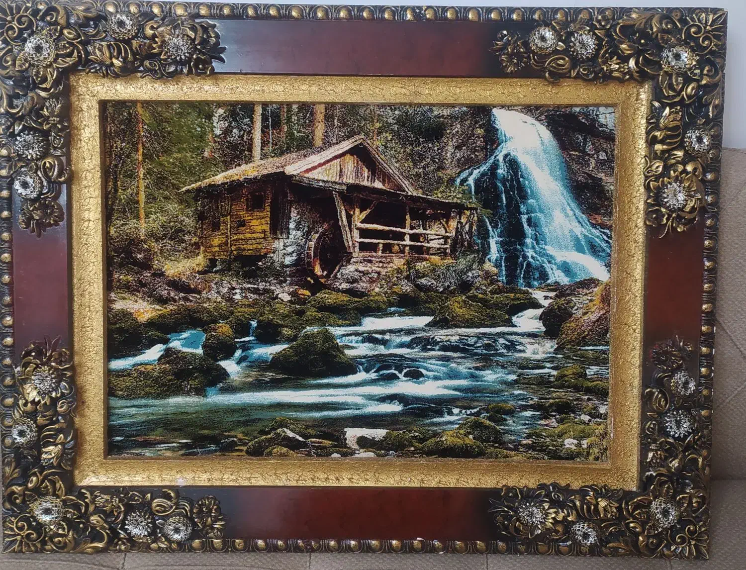 تابلو فرش منظره زیبا|تابلو فرش|الوند, |دیوار