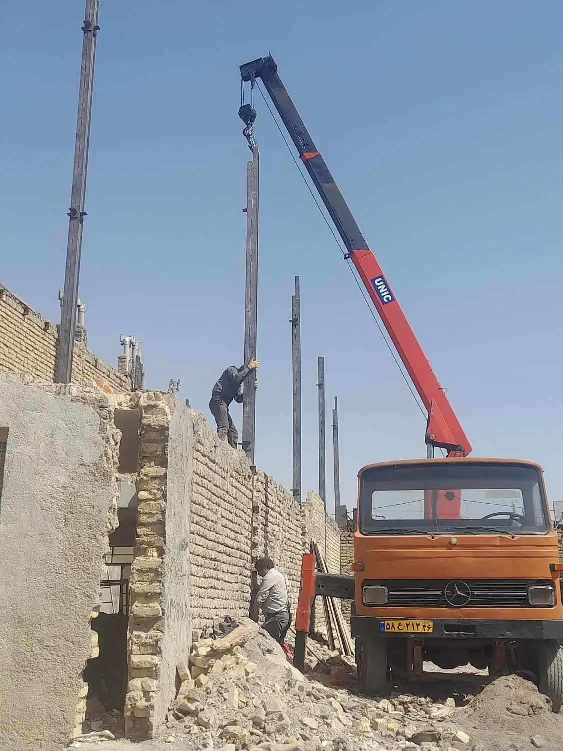 جرثقیل خاور دکل بلند|خدمات حمل و نقل|مشهد, گاز|دیوار