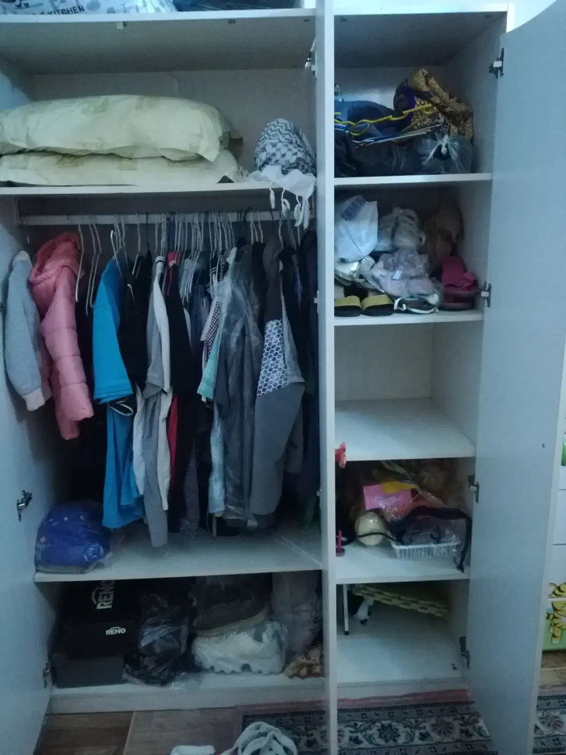 کمد و درآورد|جاکفشی، کمد، دراور|کلاله, |دیوار